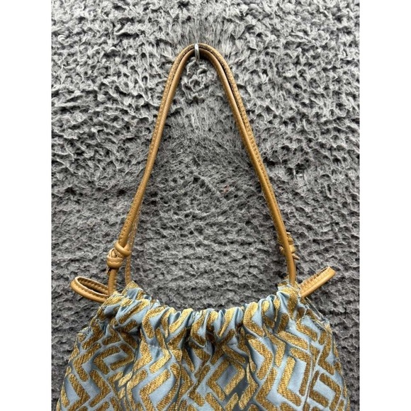 Adam Et Rope Women's Geometric Pattern Drawstring Shoulder Bag Multicolor - Picture 3 of 9